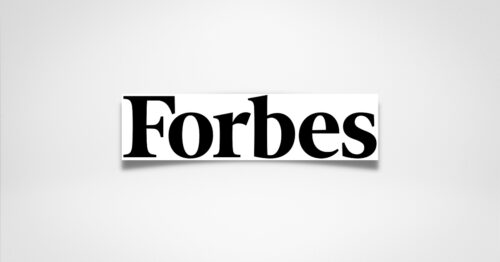 Forbes logo on a light grey background